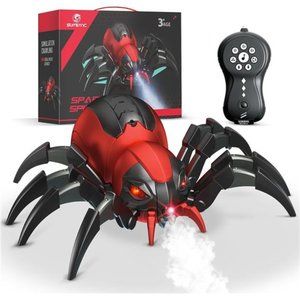 Remote Control Spider Kids Toys - RC Spider, Music Effect, LED Light, Toys